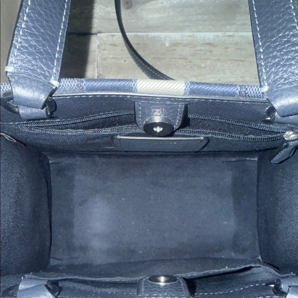 Coach Navy Blue Signature Tote Bag - Picture 2 of 7